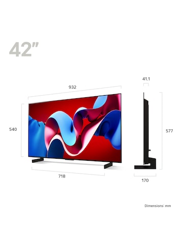 LG OLED42C44LA 42in OLED 4K UHD HDR Smart TV