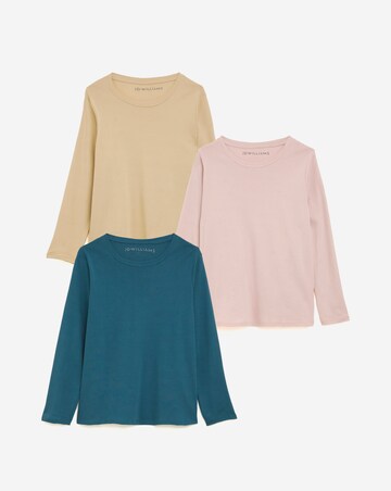 3 Pack Crew Neck Long Sleeve T-Shirts