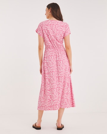 Julipa Gathered Waist Jersey Dress