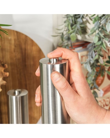 Salter Stainless Steel Electric Mill Set