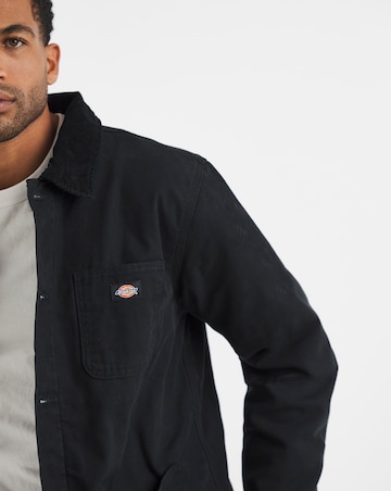 Dickies Chore Lined Canvas Jacket - Black