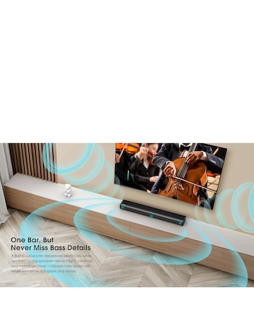 Hisense HS214 2.1ch 80W All-in-One Soundbar & Speaker