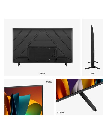 Hisense 65in 65A6NTUK Smart 4K UHD HDR LED TV and 3.1ch 180W Soundbar Bundle