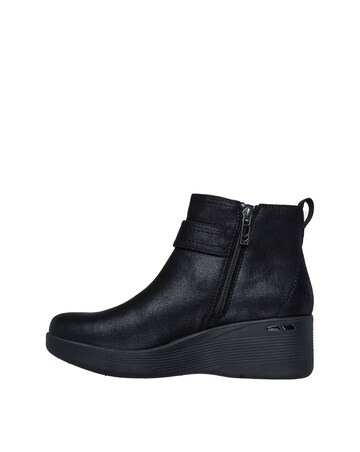 Skechers Wedged Buckle Ankle Boot Standard Fit