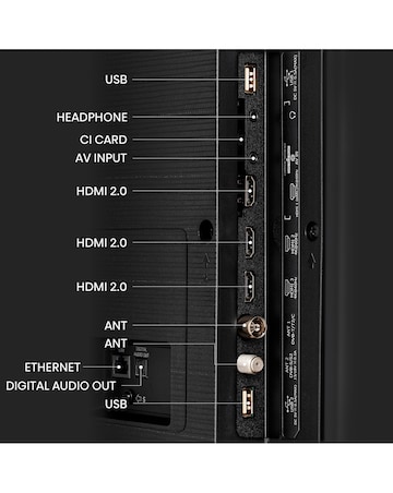 Hisense 65in 65U6KQTUK Smart 4K UHD HDR Mini-LED TV with Dolby Vision IQ