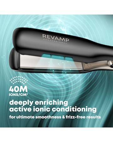 Revamp Enigma Wide Ion X Shine Ceramic Straightener