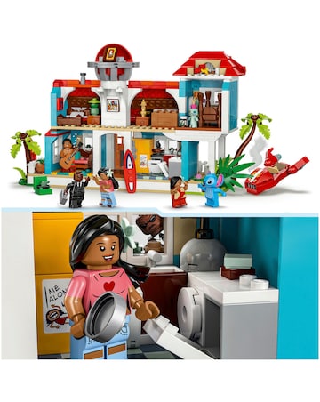 LEGO Disney Lilo and Stitch Beach House Building Toy 43268