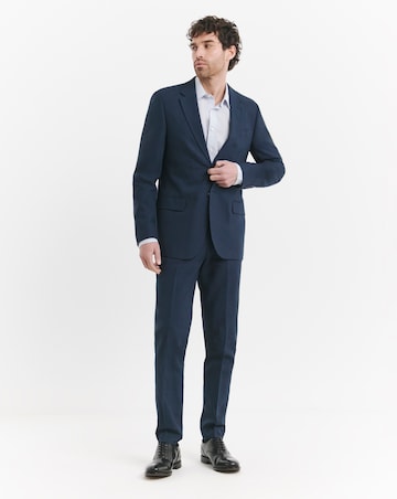 Regular Fit Linen Blend Suit Jacket