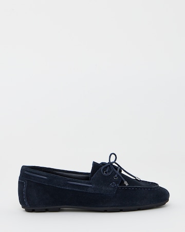 Nina Classic Leather Boat Shoes - Wide Fit (E)