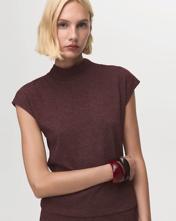 Mango Mock Neck T-Shirt
