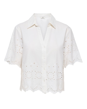 JdY Marina Half Sleeve Embroidery Shirt