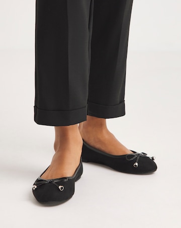 Selena Classic Flat Ballerina Shoes - Standard Fit (D)