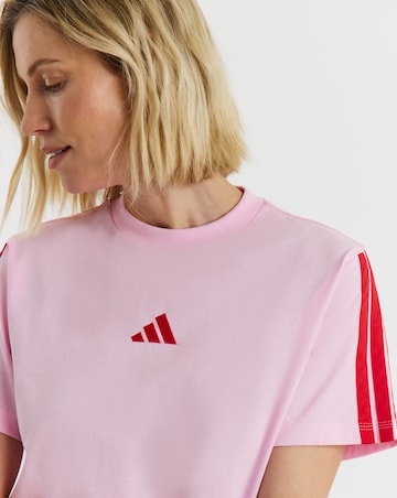 Adidas 3 Stripe T-Shirt