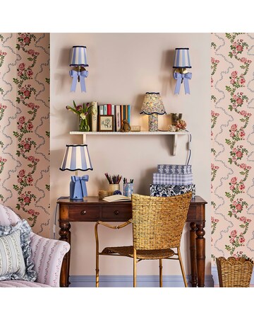 Cath Kidston Rose Flutter Pink Wallpaper