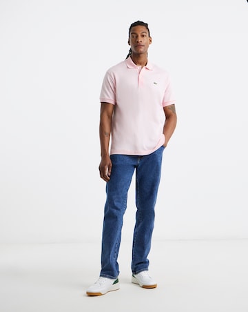 Lacoste Classic Short Sleeve Pique Polo - Light Pink