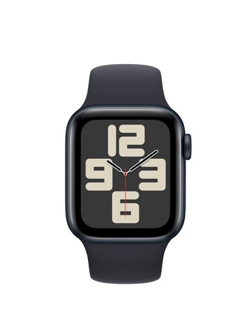 Apple Watch SE GPS 40mm Midnight Aluminium Case with Midnight Sport Band - M/L