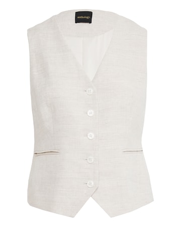 Anthology Premium Linen Waistcoat