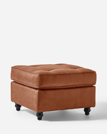 Oakland Faux Leather Footstool
