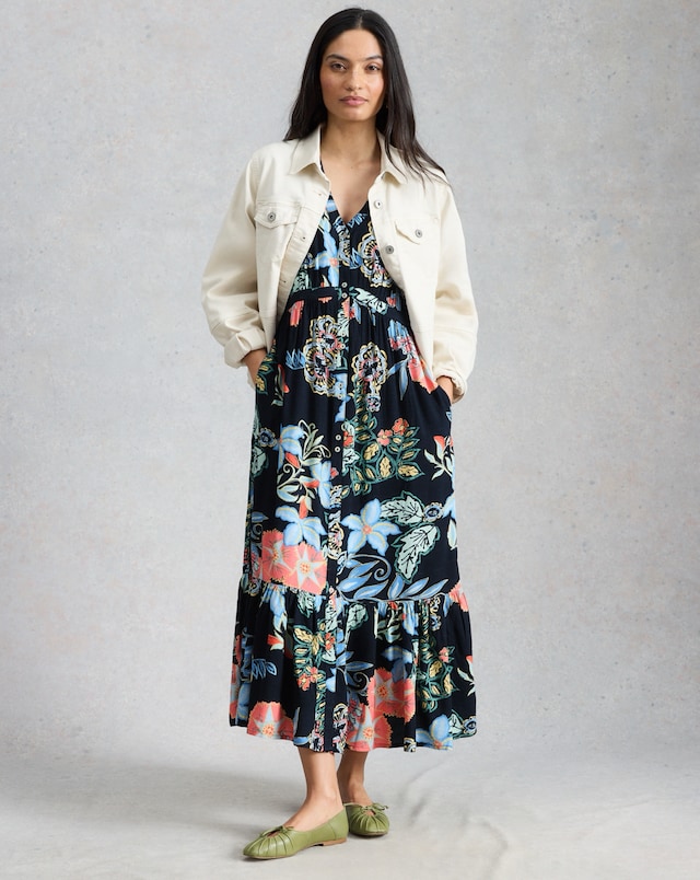 White Stuff Phoebe Midi Dress