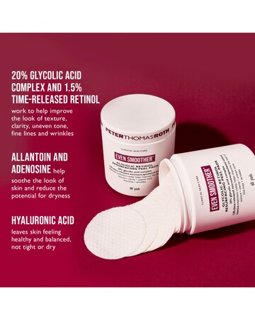 Peter Thomas Roth EVEN SMOOTHER Glycolic Peel Pads