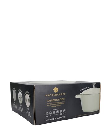 MasterClass Cast Aluminium Mint 28cm Casserole Dish - 5 Litre