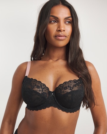 Freya Offbeat Balcony Wired Bra Black
