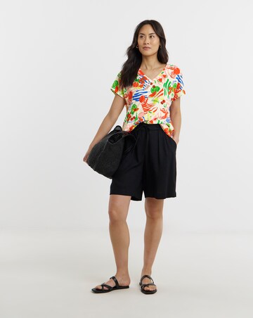 The V Neck Cotton T-Shirt