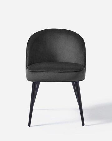 Colton Glass Dining Table with 4 Emilie Velvet Chairs