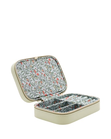 Sophia Lane Green Floral Jewellery Box