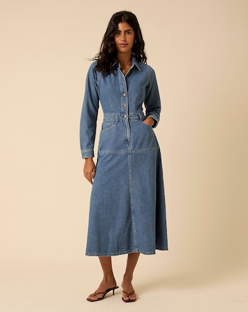 Nobody's Child Lee Denim Midi Dress