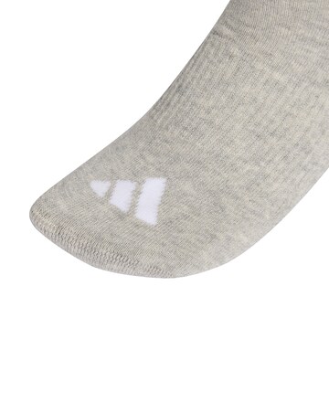 adidas 3 Stripe Essentials 3 Pack Mid Socks