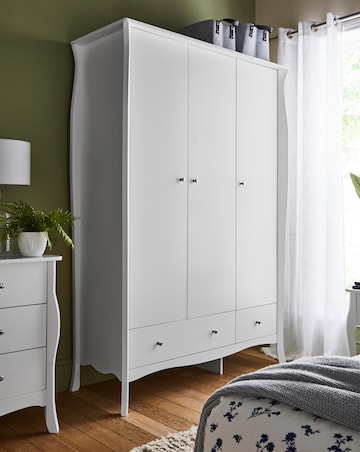 Julipa Meline 3 Door Wardrobe