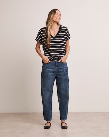 Anthology Stripe V Neck T-Shirt