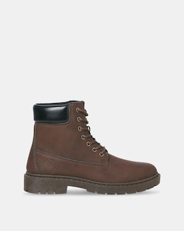 Jack &amp; Jones Ainsworth PU Boots - Brown