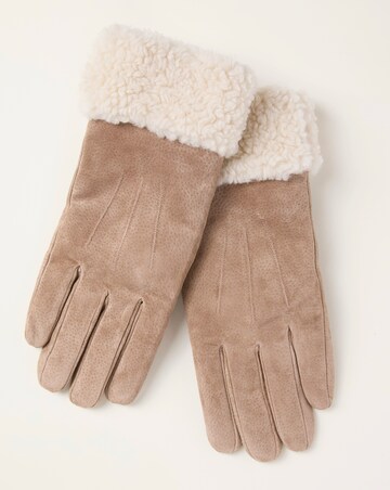 Fatface Suede Gloves
