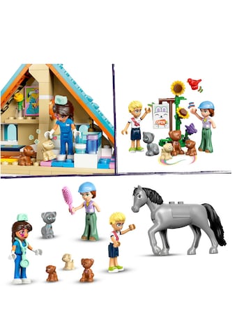 LEGO Friends Horse and Pet Vet Clinic Animal Toy Set 42651