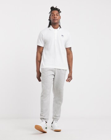 Lacoste Short Sleeve Croc Logo Polo - Off White