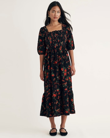 Nobody's Child Elsa Floral Printed Cord Midaxi Dress