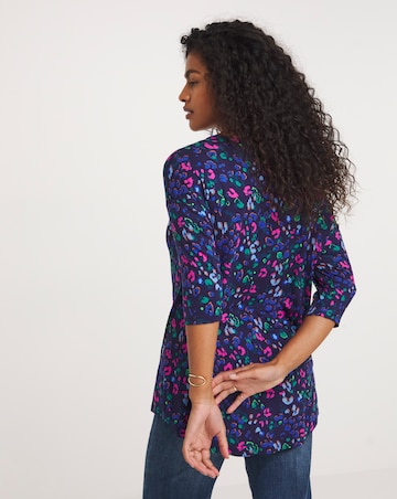 3/4 Sleeve Longline Top