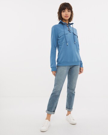 Tie Up Pocket Sweatshirt