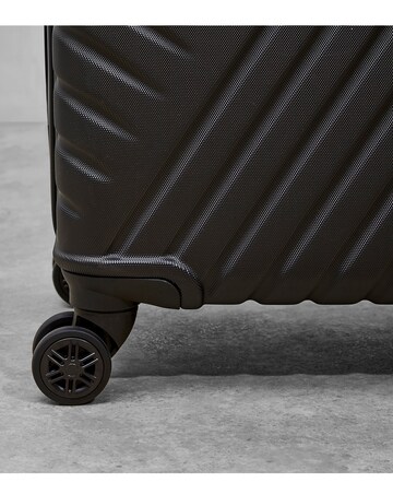 Rock Santiago 3pc Suitcase Set - Black