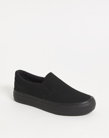 Nielson Slip On Chunky Sole Trainers - Wide Fit (E)