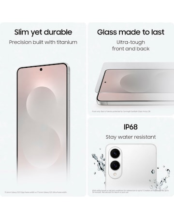 Samsung Galaxy S25 Edge 256GB - Titanium Icyblue