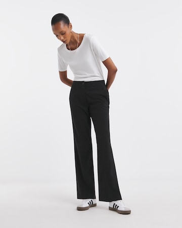Tailored Straight Leg Trousers with stretch