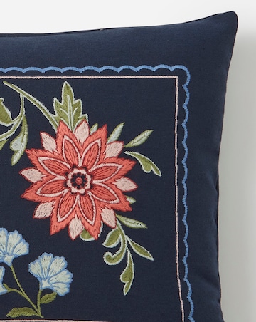 Astrid Vintage Floral Embroidered Cushion