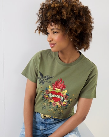 Joe Browns Peace and Love Graphic Tee