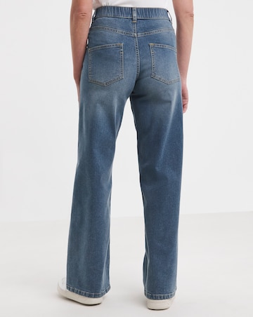 24/7 Mid Wash Wide Leg Jeans