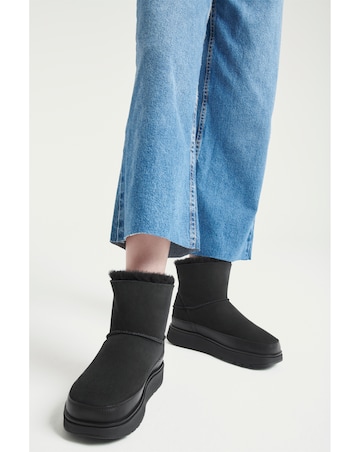 FitFlop Gen FF Mini Suede Shearling Warm Boots Standard Fit