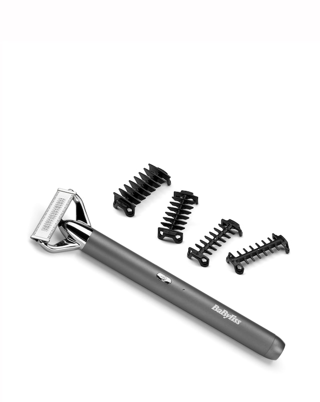 BaByliss Super-X Metal Series X-Blade Beard & Stubble Trimmer- Silver