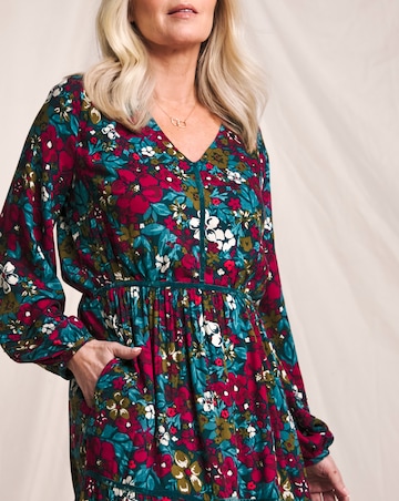 Julipa Printed Floral Midi Dress